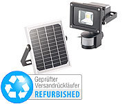 Luminea COB-LED-Solar-Außenstrahler, Versandrückläufer