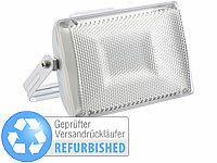 Luminea LED-Strahler Outdoor, LED Strahler Werkstatt; LED-Solar-Fluter mit Bewegungsmelder, Wasserfeste LED-Fluter (warmweiß) LED-Solar-Fluter mit Bewegungsmelder, Wasserfeste LED-Fluter (warmweiß) LED-Solar-Fluter mit Bewegungsmelder, Wasserfeste LED-Fluter (warmweiß)