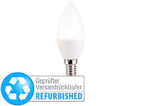 Luminea LED-Kerze, 3 Helligkeits-Stufen, tageslichtweiß, Versandrückläufer