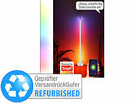 Luminea Home Control LED RGB-Lampen, LED-Wohnzimmerlampen, Lampe Ecke