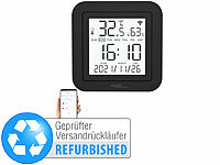 Luminea Home Control; WLAN-Temperatur- & Luftfeuchtigkeits-Sensoren mit App-Auswertungen