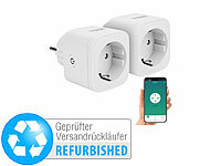 Luminea Home Control; WLAN-Steckdosen mit Stromkosten-Messfunktion