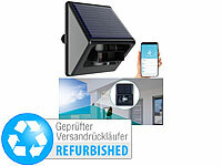 Luminea Home Control Solar Bewegunsmelder, Bewegungsmelder Solarpanel; Batteriebetriebene ZigBee-PIR-Bewegungsmelder mit App Batteriebetriebene ZigBee-PIR-Bewegungsmelder mit App Batteriebetriebene ZigBee-PIR-Bewegungsmelder mit App 