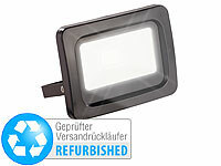 Luminea Mini-LED-Fluter, 20 W, 1.600 lm, IP65, 6.500 K, Versandrückläufer; Wasserfeste LED-Fluter (warmweiß) 