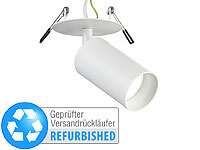 Luminea Wand und Deckenleuchte, LED-Spot-Fassungen, Wandleuchte Spot; LED-Spots GU10 (warmweiß) LED-Spots GU10 (warmweiß) LED-Spots GU10 (warmweiß) 
