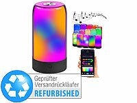 Luminea Home Control Disco-Lichteffekt, Nachttischlampe Touch
