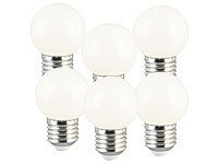 Luminea LED Glühbirne, E27-LED-Glühbirnen, LED-Lampen E27 neutralweiß; LED-Tropfen E27 (warmweiß) LED-Tropfen E27 (warmweiß) LED-Tropfen E27 (warmweiß) LED-Tropfen E27 (warmweiß) 