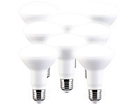 Luminea Reflektor Glühbirne E27, LED-Lampen E27 tageslichtweiß