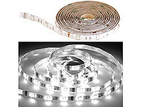 Luminea LED-Streifen-Erweiterung LAK-206, 2 m, 600 Lumen, tageslichtweiß, IP44; LED-Unterbaulampen (warmweiß) LED-Unterbaulampen (warmweiß) LED-Unterbaulampen (warmweiß) LED-Unterbaulampen (warmweiß) 