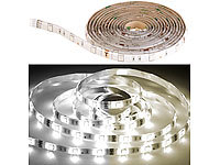 Luminea LED-Streifen-Erweiterung LAT-212, 2 m, 400 Lumen, warm/kaltweiß, IP44; WLAN-LED-Streifen-Sets in RGBW WLAN-LED-Streifen-Sets in RGBW WLAN-LED-Streifen-Sets in RGBW WLAN-LED-Streifen-Sets in RGBW 