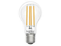 Luminea Home Control LED-Filament-Lampe, komp. zu Amazon Alexa / GA, 2700 K 4er-Set; WLAN-LED-Lampen E27 RGBW WLAN-LED-Lampen E27 RGBW WLAN-LED-Lampen E27 RGBW WLAN-LED-Lampen E27 RGBW 
