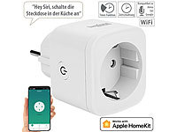 Luminea Home Control; WLAN-Steckdosen mit Stromkosten-Messfunktion