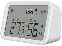 ; WLAN-Temperatur- & Luftfeuchtigkeits-Sensoren mit App-Auswertungen WLAN-Temperatur- & Luftfeuchtigkeits-Sensoren mit App-Auswertungen WLAN-Temperatur- & Luftfeuchtigkeits-Sensoren mit App-Auswertungen WLAN-Temperatur- & Luftfeuchtigkeits-Sensoren mit App-Auswertungen 