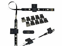 ; USB-WLAN-LED-Streifen-Set in RGB mit Sprach- & Soundsteuerung USB-WLAN-LED-Streifen-Set in RGB mit Sprach- & Soundsteuerung USB-WLAN-LED-Streifen-Set in RGB mit Sprach- & Soundsteuerung USB-WLAN-LED-Streifen-Set in RGB mit Sprach- & Soundsteuerung 