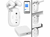 Luminea Home Control Universal-Vorhangmotor, Vorhang Steuergerät