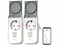 Luminea Home Control TUYA Smart-Steckdose, WLAN-Steckdosen Smart Life