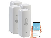 ; sensori di temperatura e umidità WiFi con analisi dell'app sensori di temperatura e umidità WiFi con analisi dell'app sensori di temperatura e umidità WiFi con analisi dell'app 
