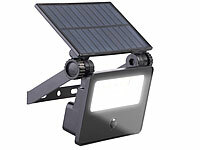 Luminea Solar Scheinwerfer, Flutlicht Solar Bewegungsmelder; LED-Fluter mit Bewegungsmelder (tageslichtweiß) LED-Fluter mit Bewegungsmelder (tageslichtweiß) LED-Fluter mit Bewegungsmelder (tageslichtweiß) 