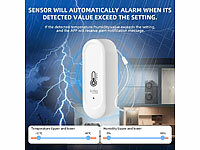 ; sensori di temperatura e umidità WiFi con analisi dell'app sensori di temperatura e umidità WiFi con analisi dell'app sensori di temperatura e umidità WiFi con analisi dell'app sensori di temperatura e umidità WiFi con analisi dell'app 