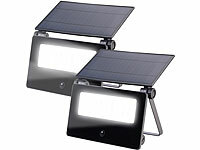 Luminea Solarstrahler außen, Solarstrahler mit Bewegunssensoren; LED-Fluter mit Bewegungsmelder (tageslichtweiß) LED-Fluter mit Bewegungsmelder (tageslichtweiß) LED-Fluter mit Bewegungsmelder (tageslichtweiß) 