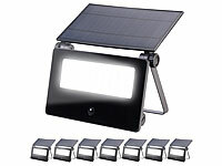 Luminea Solar LED Spot, Strahler Garten Solar; LED-Fluter mit Bewegungsmelder (tageslichtweiß) LED-Fluter mit Bewegungsmelder (tageslichtweiß) LED-Fluter mit Bewegungsmelder (tageslichtweiß) 