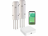 Luminea Home Control Bodenfeuchtetester, Pflanzenmonitor