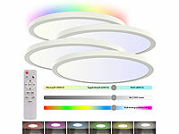 Luminea LED-Deckenleuchte rund, LED-Deckenleuchte warmweiß