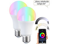 Luminea Home Control Zigbee Leuchten, Lampe E27 Fassung