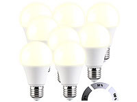 Luminea Led E27, LED-Leuchtmittel 3 Stufen dimmbar