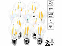 ; LED-Tropfen E27 (tageslichtweiß), LED-Spots GU10 (warmweiß) LED-Tropfen E27 (tageslichtweiß), LED-Spots GU10 (warmweiß) LED-Tropfen E27 (tageslichtweiß), LED-Spots GU10 (warmweiß) 