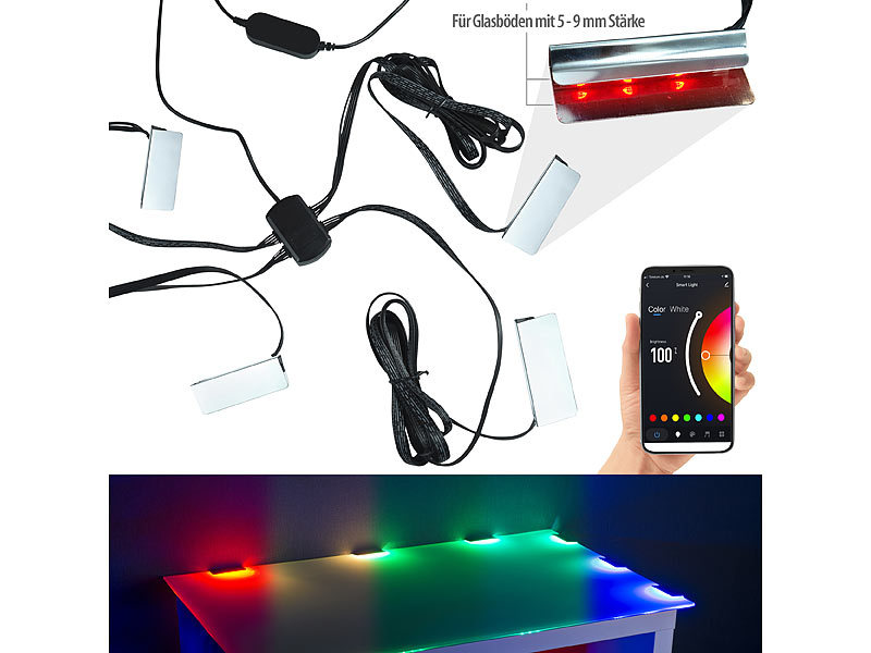 ; WLAN-USB-Stimmungsleuchten mit RGB + CCT-LEDs und App WLAN-USB-Stimmungsleuchten mit RGB + CCT-LEDs und App WLAN-USB-Stimmungsleuchten mit RGB + CCT-LEDs und App 