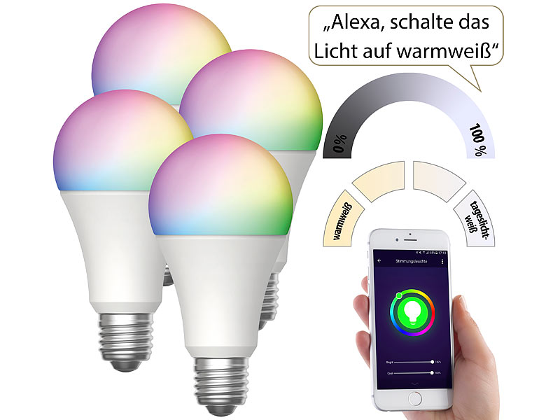 ; WLAN-LED-Lampen E27 weiß WLAN-LED-Lampen E27 weiß WLAN-LED-Lampen E27 weiß WLAN-LED-Lampen E27 weiß 