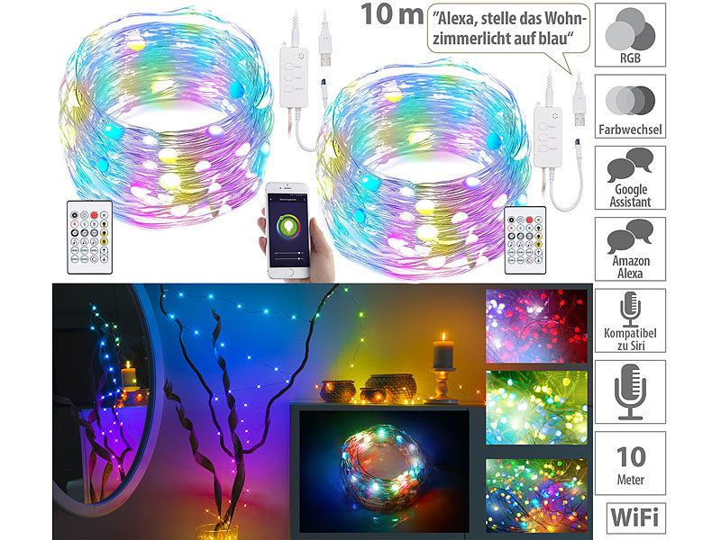 ; strisce LED RGBIC WLAN con app e controllo vocale, WLAN-RGB-LED-Lichtervorhänge strisce LED RGBIC WLAN con app e controllo vocale, WLAN-RGB-LED-Lichtervorhänge strisce LED RGBIC WLAN con app e controllo vocale, WLAN-RGB-LED-Lichtervorhänge strisce LED RGBIC WLAN con app e controllo vocale, WLAN-RGB-LED-Lichtervorhänge 