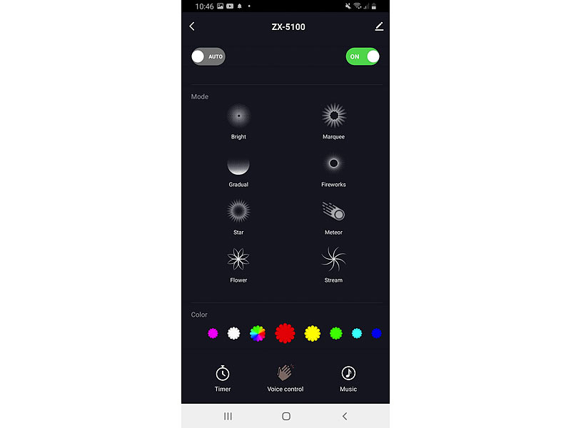 ; WLAN-LED-Steh-/Eck-Leuchten mit App 