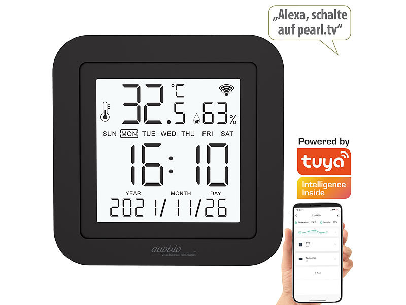 ; WLAN-Temperatur- & Luftfeuchtigkeits-Sensoren mit App-Auswertungen WLAN-Temperatur- & Luftfeuchtigkeits-Sensoren mit App-Auswertungen WLAN-Temperatur- & Luftfeuchtigkeits-Sensoren mit App-Auswertungen WLAN-Temperatur- & Luftfeuchtigkeits-Sensoren mit App-Auswertungen 