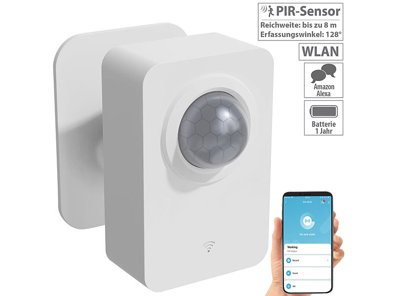 ; Batteriebetriebene ZigBee-PIR-Bewegungsmelder mit App, Outdoor-PIR-Sensoren, ZigBee-kompatibel Batteriebetriebene ZigBee-PIR-Bewegungsmelder mit App, Outdoor-PIR-Sensoren, ZigBee-kompatibel Batteriebetriebene ZigBee-PIR-Bewegungsmelder mit App, Outdoor-PIR-Sensoren, ZigBee-kompatibel 