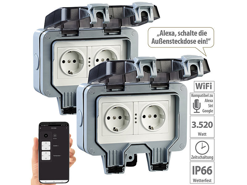 ; prese Wi-Fi da esterno con funzione di misurazione dell'energia prese Wi-Fi da esterno con funzione di misurazione dell'energia prese Wi-Fi da esterno con funzione di misurazione dell'energia 