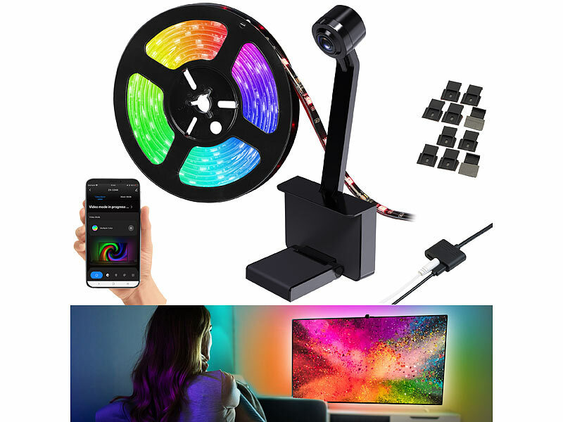 ; WLAN-USB-Stimmungsleuchten mit RGB + CCT-LEDs und App WLAN-USB-Stimmungsleuchten mit RGB + CCT-LEDs und App WLAN-USB-Stimmungsleuchten mit RGB + CCT-LEDs und App WLAN-USB-Stimmungsleuchten mit RGB + CCT-LEDs und App 