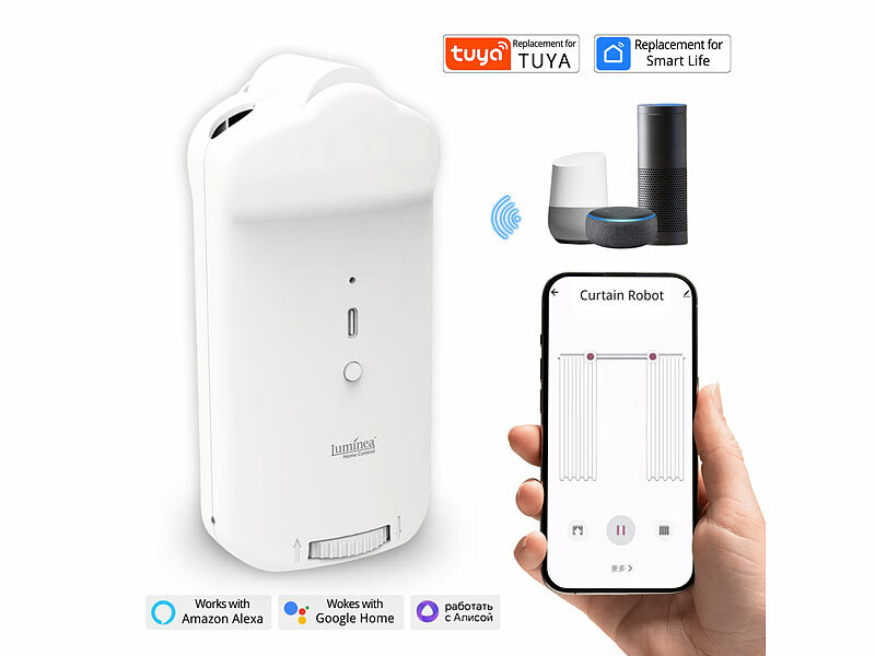 ; Smarte 3in1-Universal-Vorhangmotoren mit App, Timer- und Sensor-Steuerung, App-gesteuerte Schalt-Aufsätze für Kippschalter & Taster Smarte 3in1-Universal-Vorhangmotoren mit App, Timer- und Sensor-Steuerung, App-gesteuerte Schalt-Aufsätze für Kippschalter & Taster Smarte 3in1-Universal-Vorhangmotoren mit App, Timer- und Sensor-Steuerung, App-gesteuerte Schalt-Aufsätze für Kippschalter & Taster 
