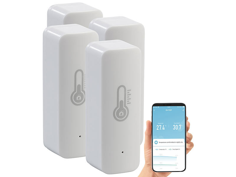 ; sensori di temperatura e umidità WiFi con analisi dell'app sensori di temperatura e umidità WiFi con analisi dell'app sensori di temperatura e umidità WiFi con analisi dell'app 