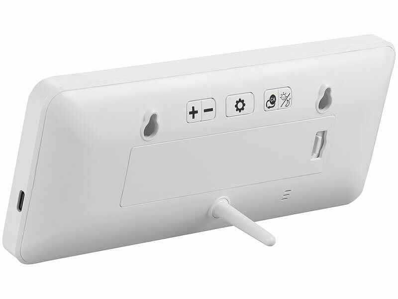 ; WLAN-Temperatur- & Luftfeuchtigkeitssensor mit Display und App für innen und außen WLAN-Temperatur- & Luftfeuchtigkeitssensor mit Display und App für innen und außen WLAN-Temperatur- & Luftfeuchtigkeitssensor mit Display und App für innen und außen 