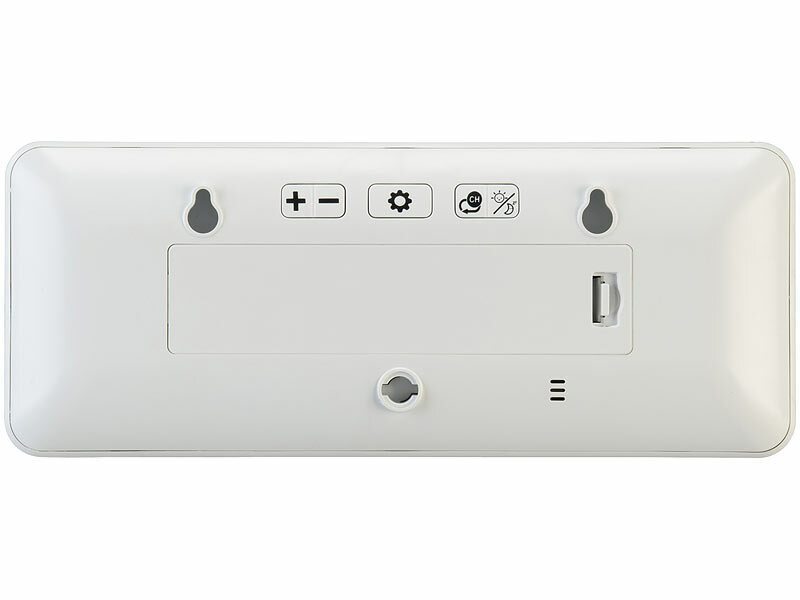 ; WLAN-Temperatur- & Luftfeuchtigkeitssensor mit Display und App für innen und außen WLAN-Temperatur- & Luftfeuchtigkeitssensor mit Display und App für innen und außen WLAN-Temperatur- & Luftfeuchtigkeitssensor mit Display und App für innen und außen 
