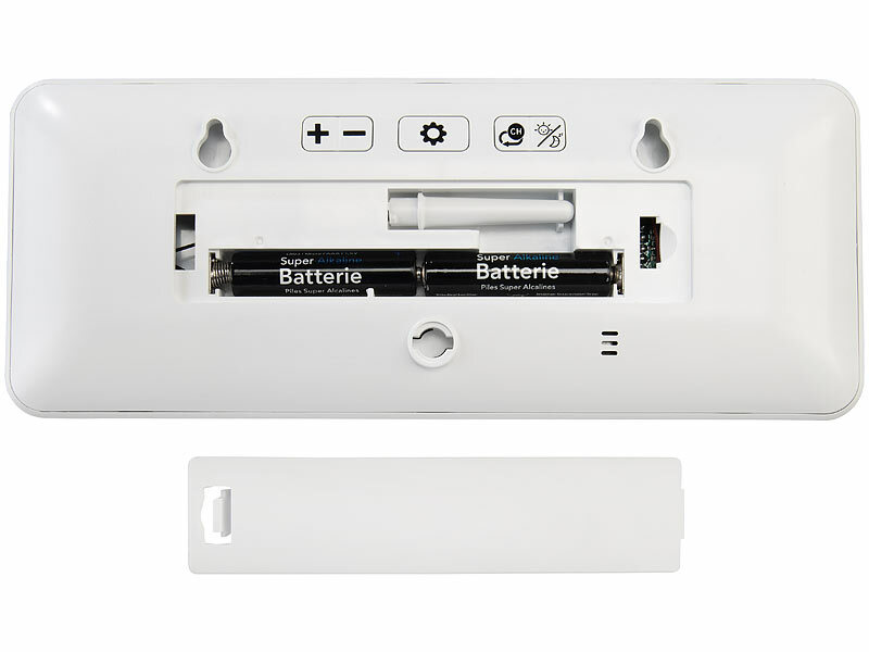 ; WLAN-Temperatur- & Luftfeuchtigkeitssensor mit Display und App für innen und außen WLAN-Temperatur- & Luftfeuchtigkeitssensor mit Display und App für innen und außen WLAN-Temperatur- & Luftfeuchtigkeitssensor mit Display und App für innen und außen 