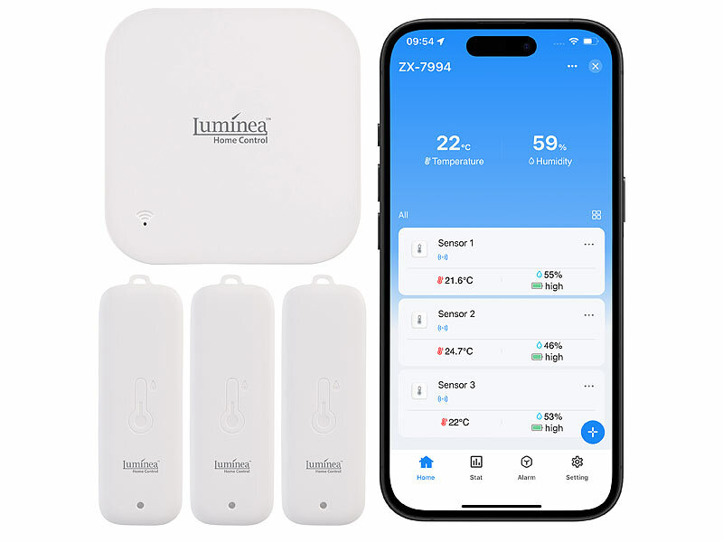; sensori di temperatura e umidità WiFi con analisi dell'app sensori di temperatura e umidità WiFi con analisi dell'app sensori di temperatura e umidità WiFi con analisi dell'app 