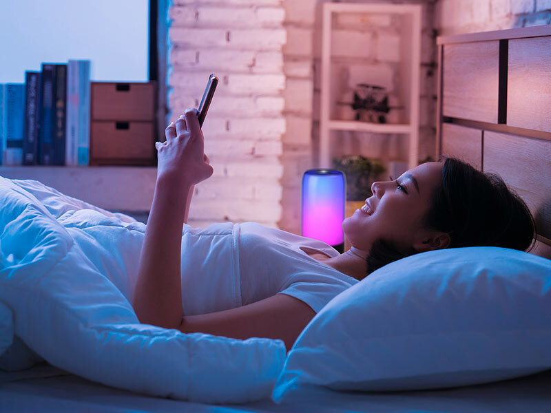 ; WLAN-LED-Steh-/Eck-Leuchten mit App 