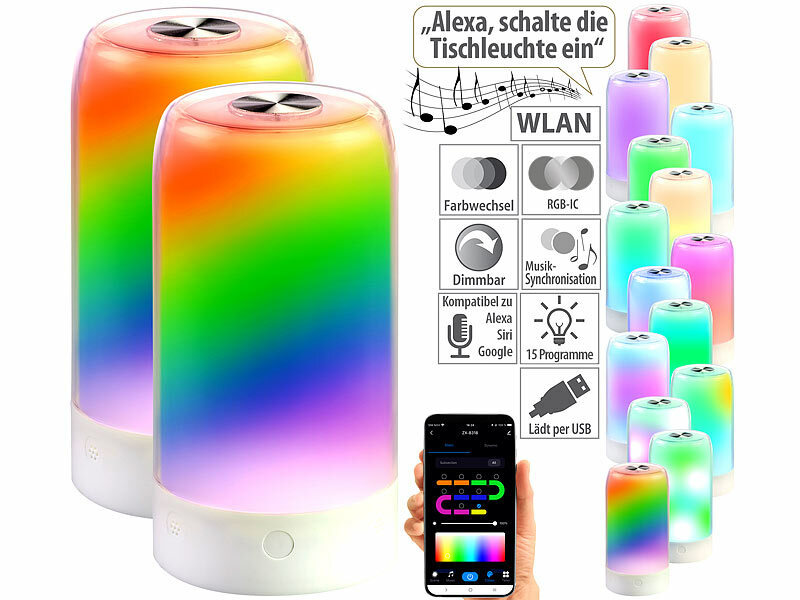 ; WLAN-LED-Steh-/Eck-Leuchten mit App WLAN-LED-Steh-/Eck-Leuchten mit App WLAN-LED-Steh-/Eck-Leuchten mit App 