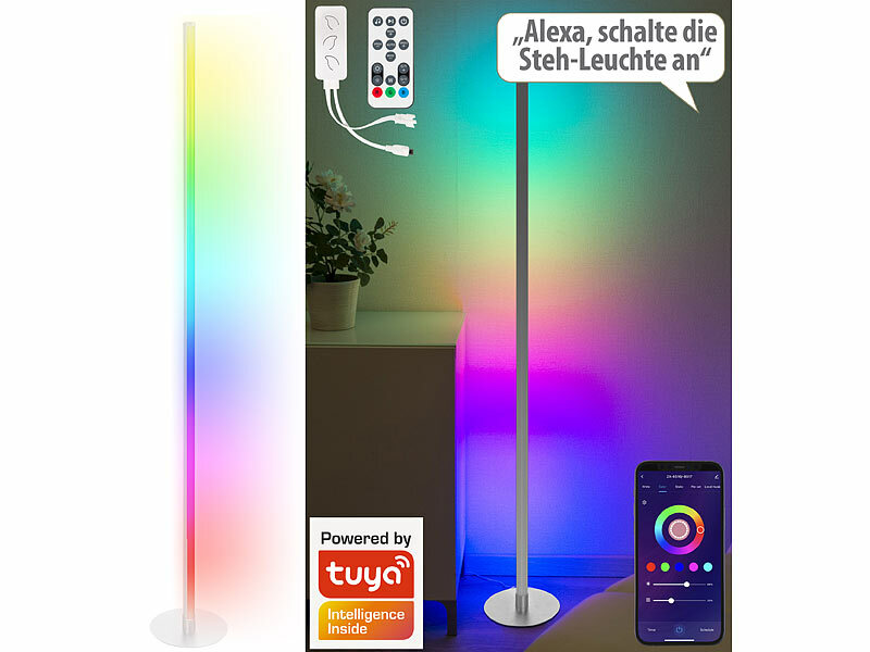 ; lampada da soffitto led wifi CCT, wlan-usb-luci d'atmosfera con rgb + cct-led e app lampada da soffitto led wifi CCT, wlan-usb-luci d'atmosfera con rgb + cct-led e app 