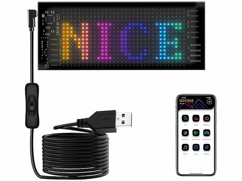 ; Smarte programmierbare LED-Bilderrahmen mit App Smarte programmierbare LED-Bilderrahmen mit App Smarte programmierbare LED-Bilderrahmen mit App 