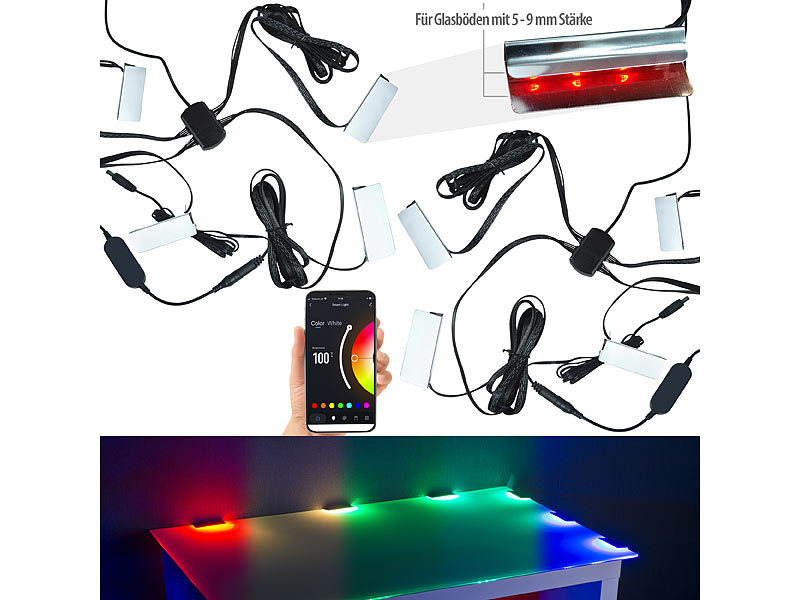 ; WLAN-USB-Stimmungsleuchten mit RGB + CCT-LEDs und App WLAN-USB-Stimmungsleuchten mit RGB + CCT-LEDs und App WLAN-USB-Stimmungsleuchten mit RGB + CCT-LEDs und App 